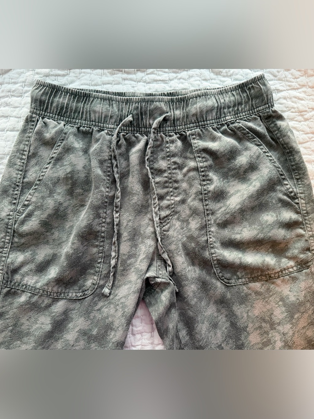 Orvis Classic Collection Olive Camo Wash Pull-On Jogger Pants Size S
